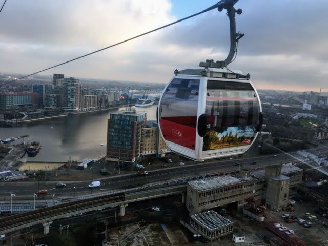 Going back from BETT 2019 with Emirates Cable Car