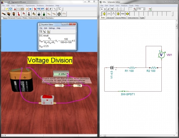 Edison 5, Voltage Divison