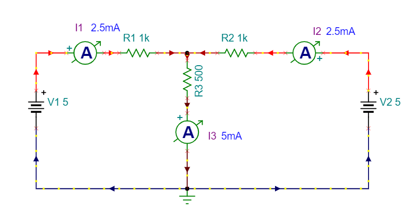 Interactive DC analysis of the T-pad DC Animation