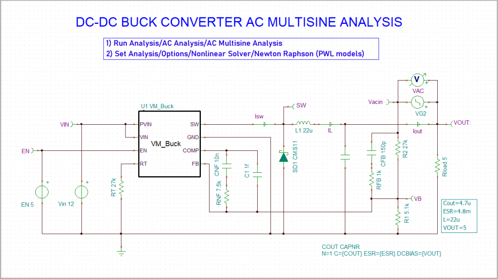 DC DC Buck converter AC Multisine Analysis_circuit_image_blue