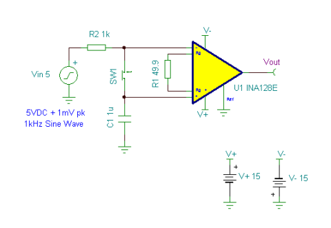 Zoom amplifier circuit