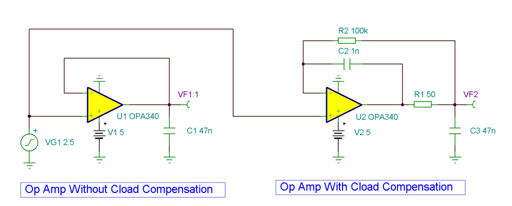 Cload Compensation  circuit: