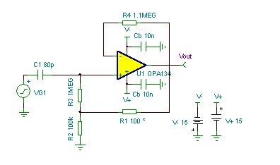 Bootstrapped Input For High Impedance circuit