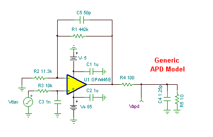 Avalanche Photodiode Driver