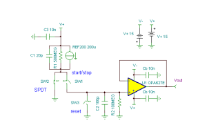 Time to Voltage Converter circuit