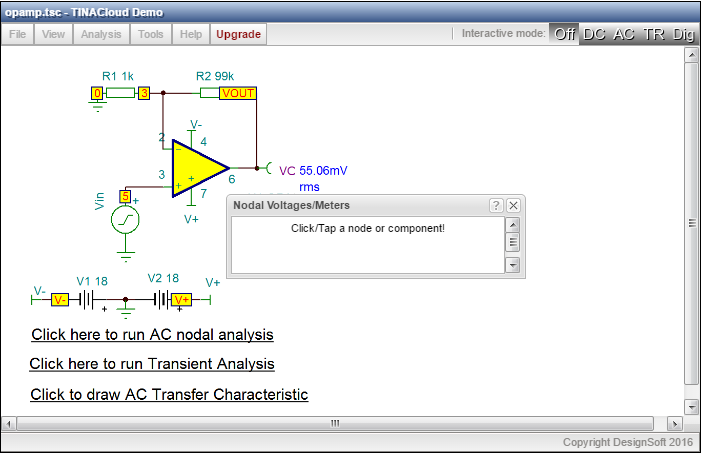 AC Node voltages