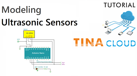 Modeling Ultrasonic Sensors in TINACloud
