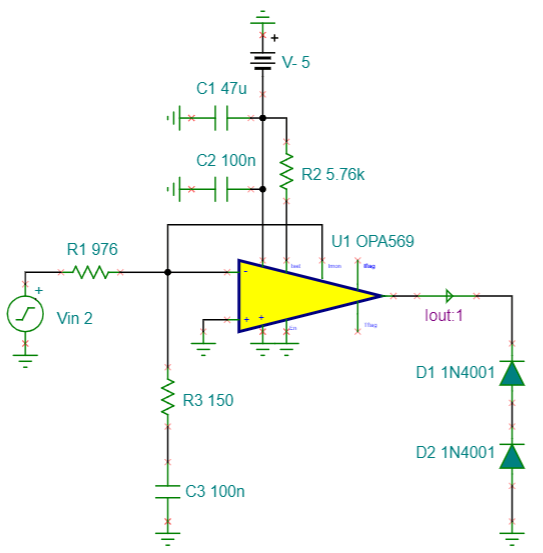 OPA569 Laser Diode Driver