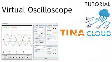 How to use the Virtual Oscilloscope in TINACloud?