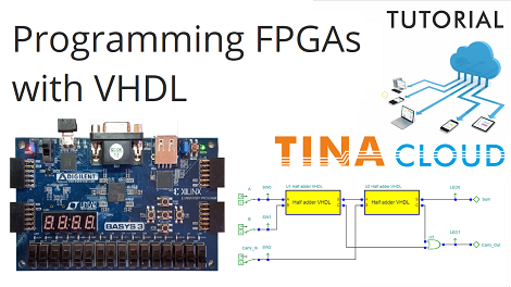Programming FPGA boards in VHDL with TINACloud