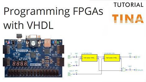 Programming FPGA boards in VHDL with TINA