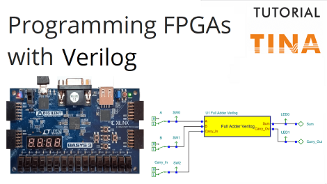 Programming FPGA boards in Verilog with TINA