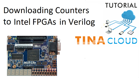 Simulating and downloading counters to Intel FPGA in Verilog