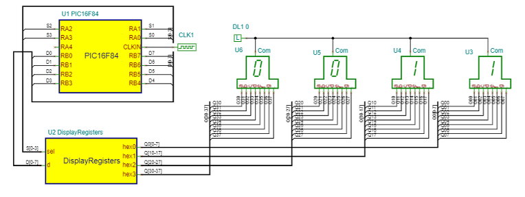 PIC16F84_Prime_number_generator_Sim_DE10-Lite circuit