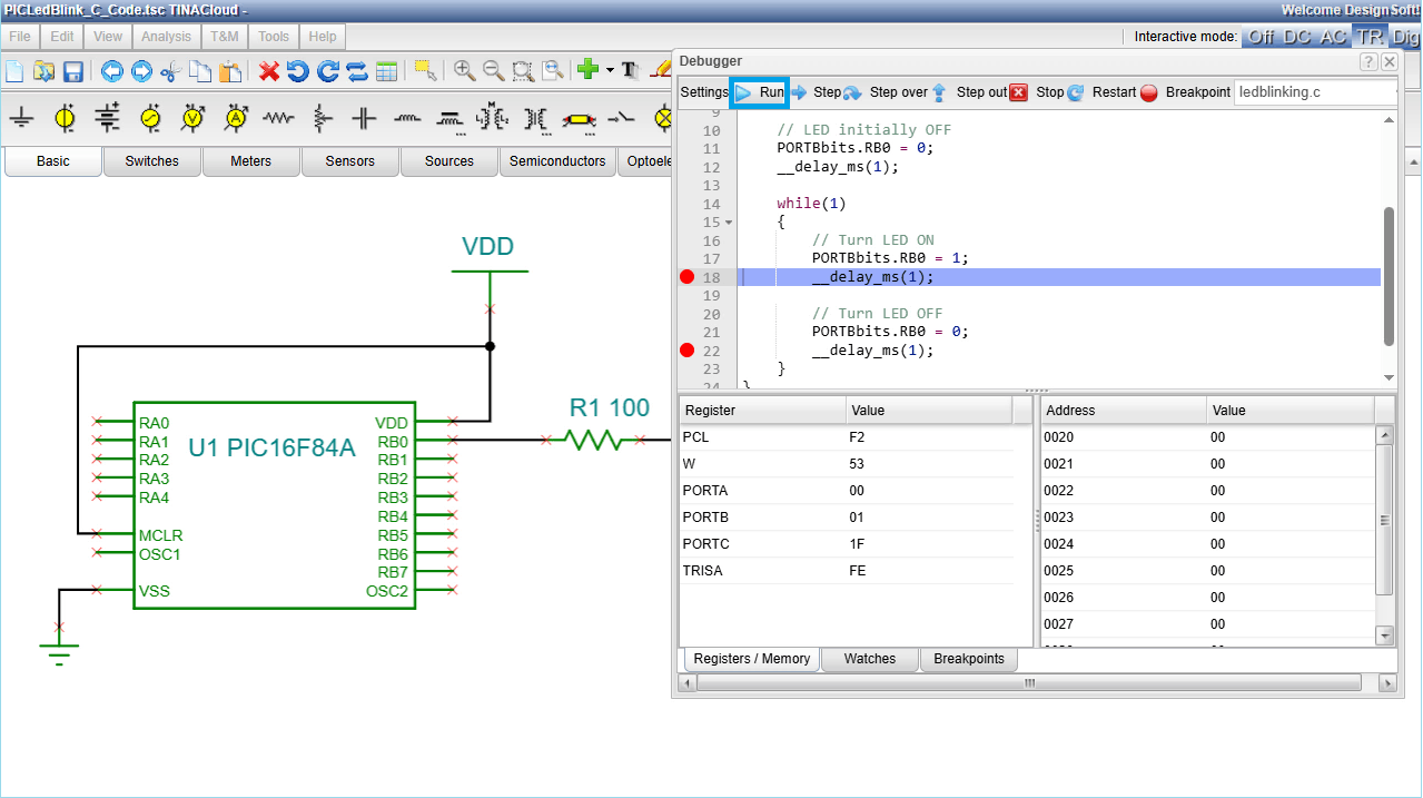 Converting and Running Digital Multisim Circuits in TINACloud - The ...