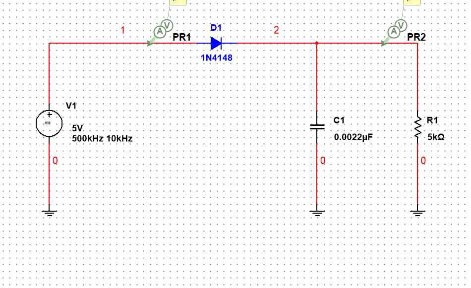 AM demodulator circuit_multisim