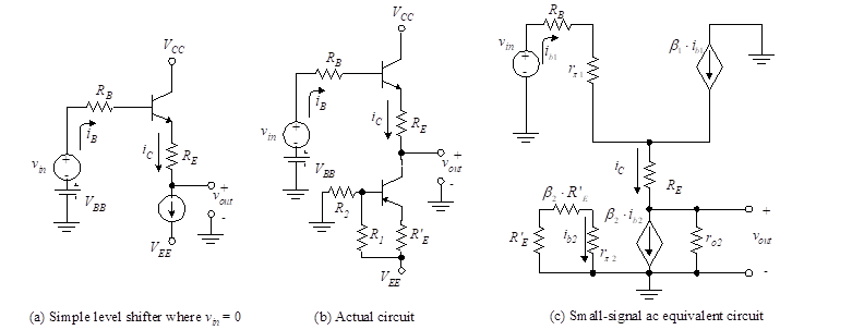 Level shifter, praktik əməliyyat gücləndiricisi, dövr simulyasiyası